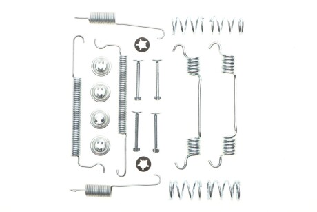 Комплект пружинок колодок стояночного тормоза QUICK BRAKE 105-0709