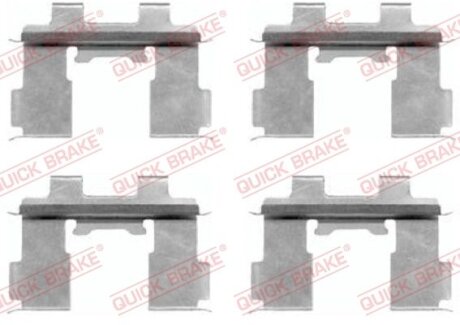 Монтажний комплект гальмівних колодок QUICK BRAKE 1091630