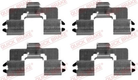Монтажний комплект гальмівних колодок QUICK BRAKE 1091666