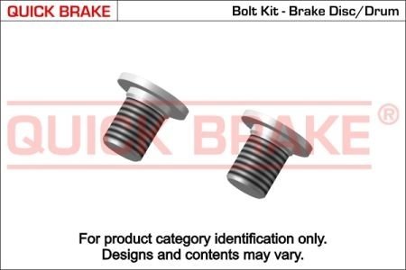 Болты крепления тормозов. дисков QUICK BRAKE 11661K