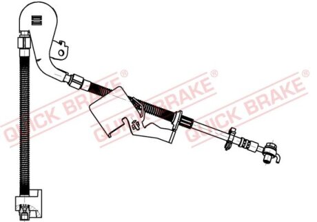 Гальмівний шланг QUICK BRAKE 50704X