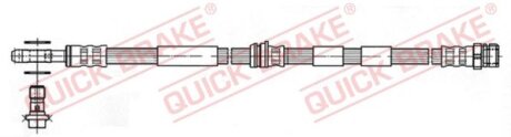 Гальмівний шланг QUICK BRAKE 59975X