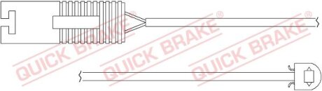 Датчик зносу гальмівних колодок QUICK BRAKE WS0161A