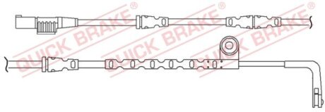Датчик зносу гальмівних колодок QUICK BRAKE WS0260A