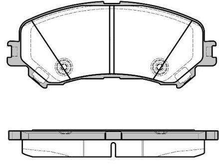 Колодки тормозные дисковые REMSA 1318.20