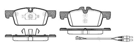 Колодки тормозные дисковые REMSA 1461.01