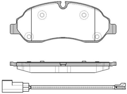 Колодки тормозные дисковые REMSA 1602.02