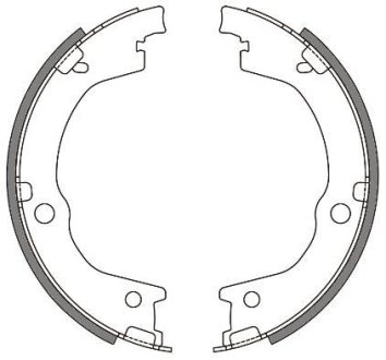 Колодки тормозные барабанные REMSA 4644.00