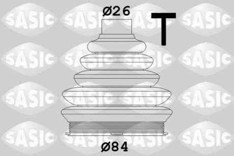 Комплект пильовика приводного вала SASIC 1900016