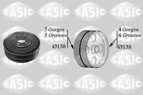Шків колінчастого вала SASIC 2156027