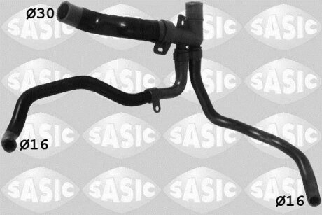 Шланг гумовий сист. охолоджен. SASIC 3400142