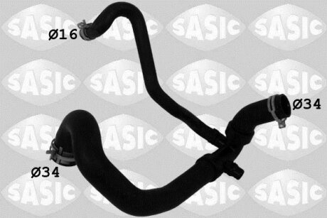Шланг гумовий сист. охолоджен. SASIC 3400199