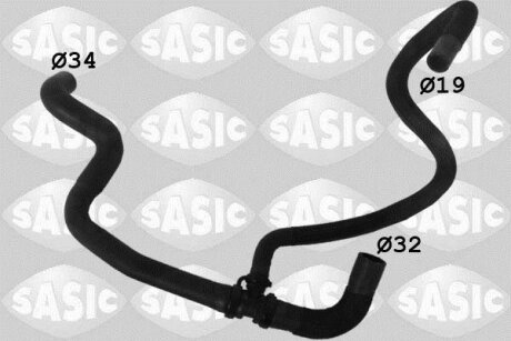 Патрубок радіатора пічки SASIC 3404119