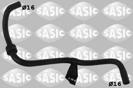 Шланг гумовий сист. охолоджен. SASIC 3406228 (фото 1)