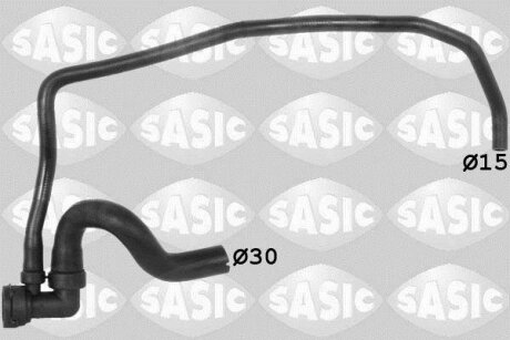 Шланг гумовий сист. охолоджен. SASIC 3406305