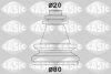 Комплект пильовиків гумових SASIC 4003406 (фото 1)