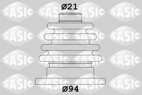 Комплект пильовиків гумових SASIC 4003444
