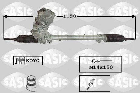 Рульова рейка електрична SASIC 7176061