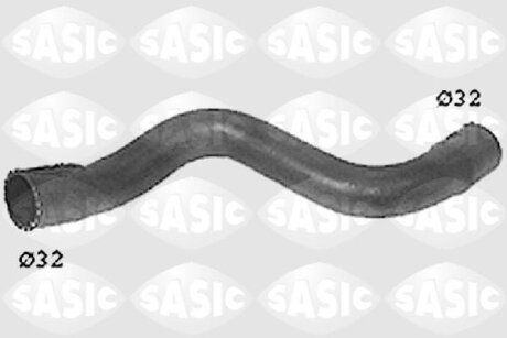 Шланг гумовий сист. охолоджен. SASIC SWH6824