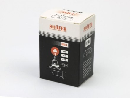Лампа галогенова HB4 12V 55W P22D SHAFER SL1015
