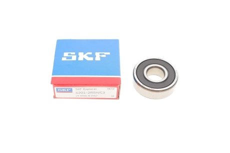 Подшипник шариковый SKF 6201-2RSH/C3