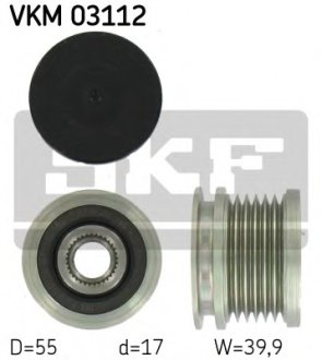 Шків генератора SKF VKM 03112