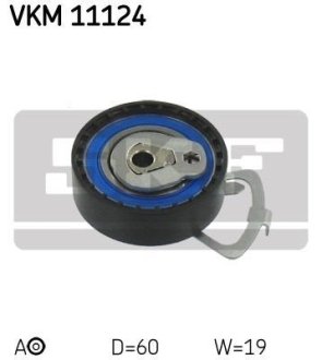 Ролик ремня грм натяжной AUDI/SEAT/SKODA/VW A2/Ibiza/Fabia/Octavia/Bora/Caddy "1,4/1,6L "97>> SKF VKM11124