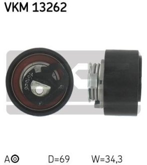 Ролик модуля натяжителя ремня SKF VKM 13262