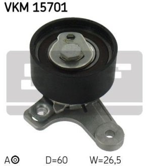 Ролик ремня грм натяжной CHEVROLET/OPEL Captiva/Cruze/Epica/Antara \'\'2,0D \'\'06>> SKF VKM15701