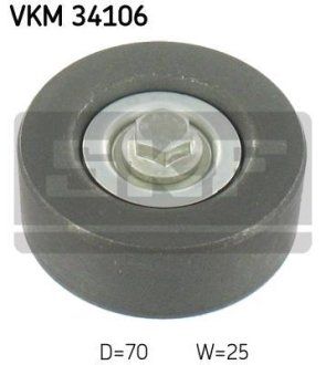 Ролик модуля натяжителя ремня SKF VKM 34106