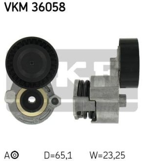 Ролик модуля натяжителя ремня SKF VKM 36058