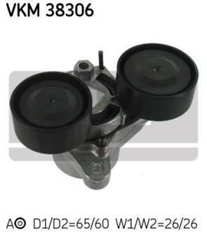 Ролик модуля натяжителя ремня SKF VKM 38306