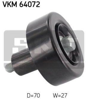 Ролик приводного ремня HYUNDAI/KIA ix35/Santa Fe/Tucson/Sorento/Sportage \'\'2.0-2.2CRDI \'\'10-22 SKF VKM 64072