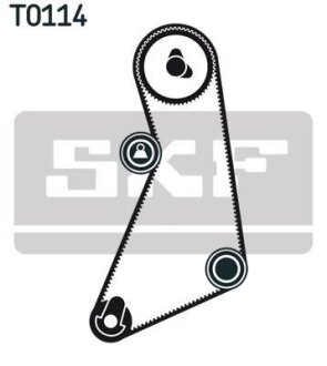 Комплект ГРМ (ремінь + ролик) SKF VKMA01024 (фото 1)