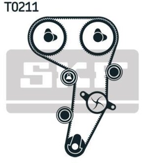Комплект ГРМ (ремінь + ролик) SKF VKMA01259