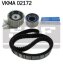 Комплект ГРМ (ремінь + ролик) SKF VKMA02172 (фото 2)