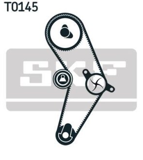 Роликовий модуль натягувача ременя (ролик, ремінь) SKF VKMA 02209