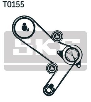 Комплект ГРМ (ремінь + ролик) SKF VKMA02986