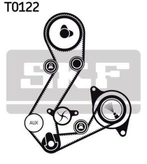 Роликовий модуль натягувача ременя (ролик, ремінь) SKF VKMA 04107