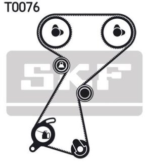 Комплект ГРМ (ремінь + ролик) SKF VKMA06112