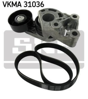 Роликовый модуль натяжителя ремня (ролик, ремень) SKF VKMA 31036