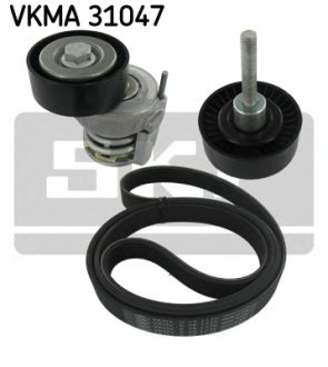 Роликовый модуль натяжителя ремня (ролик, ремень) SKF VKMA 31047