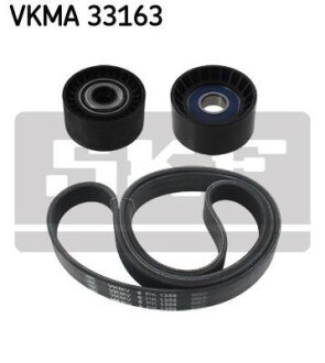 К-т,поліклиновий пас+натягувач SKF VKMA33163
