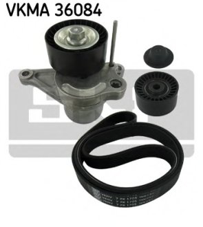 Роликовый модуль натяжителя ремня (ролик, ремень) SKF VKMA 36084