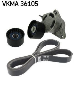 К-т,поликлиновый ремень+натяжитель SKF VKMA36105