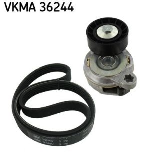 Роликовый модуль натяжителя ремня (ролик, ремень) SKF VKMA 36244