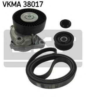 Роликовый модуль натяжителя ремня (ролик, ремень) SKF VKMA 38017