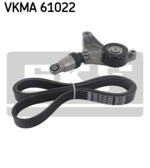 К-т,поліклиновий пас+натягувач SKF VKMA61022