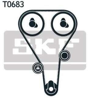Комплект ГРМ (ремінь + ролик) SKF VKMA94624
