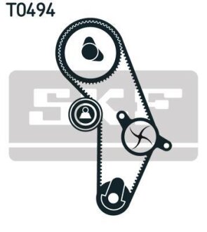 Комплект ГРМ (ремінь + ролик) SKF VKMA95626